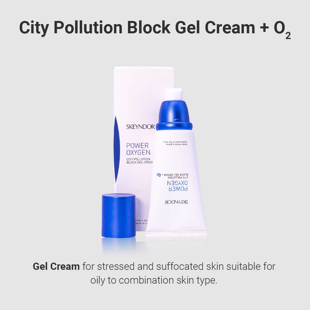 Skeyndor City Pollution Block Gel Cream + O2