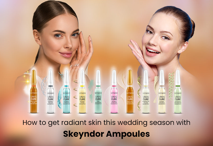 How to get radiant skin this wedding season with Skeyndor Ampoules