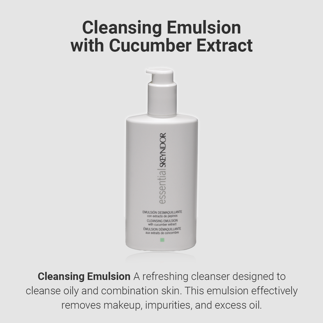 CLEANSING EMULSION WITH CUCUMBER EXTRACT