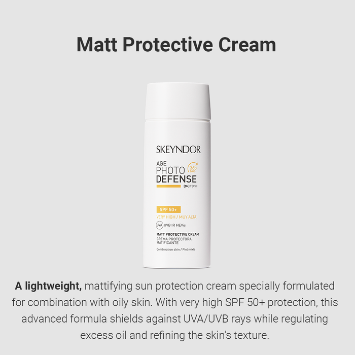Matt Protective Cream Combination Skin SPF 50+ – Skeyndor