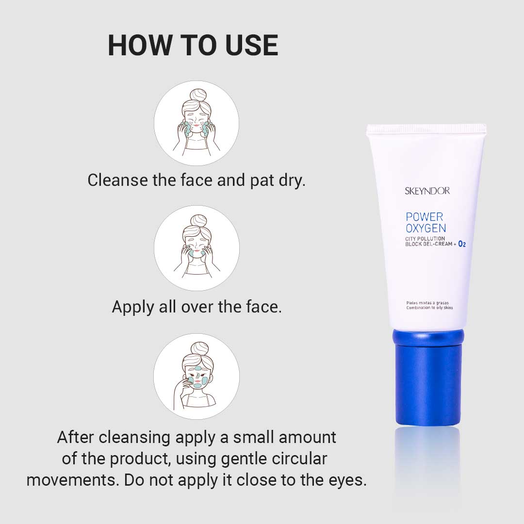 Skeyndor City Pollution Block Gel Cream + O2